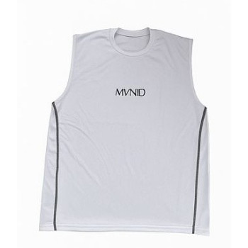 White Sleeveless Shirt