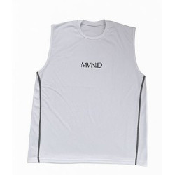 White Sleeveless Shirt